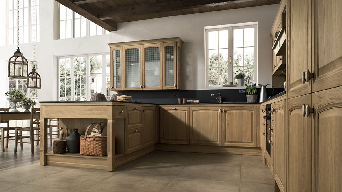 cucina-elegante-classica-febal-gala-legno-lecce-abitare-pesolino