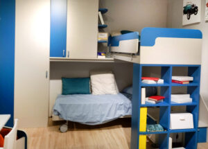 cameretta bambini bianca blu offerta lecce
