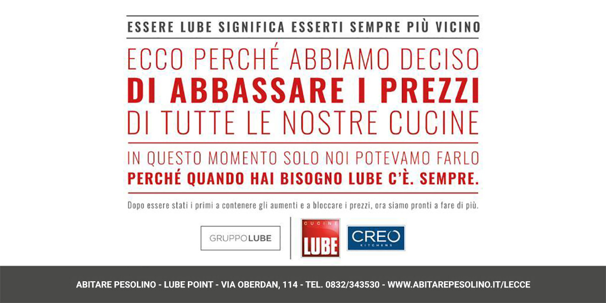 promo-lube-creo-abitare-pesolino-lube-point-lecce-2023