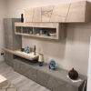 parete attrezzata legno listellare decor modo 10 promozione 2024