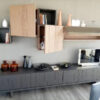 parete attrezzata ampia moderna modulare modo 10 design prezzo ribassato